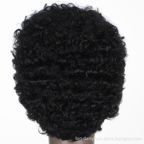 Wholesale Brazilian Hair Wigs for Black Woman Water Weave Machine Made Bob Wig Short Curl Virgin Cuticle Aligned Hair